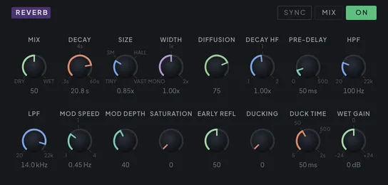 The REVERB module